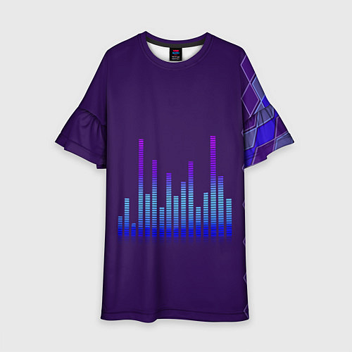 Детское платье Эквалайзер / 3D-принт – фото 1