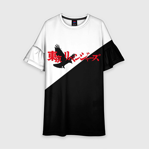 Детское платье Tokyo Revengers Токийские Мстители Logo Z / 3D-принт – фото 1