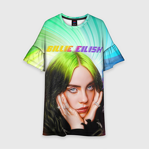 Детское платье BILLIE EILISH БИЛЛИ АЙЛИШ Z / 3D-принт – фото 1