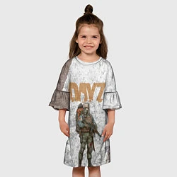 Платье клеш для девочки DAYZ ДЕЙЗИ Z, цвет: 3D-принт — фото 2