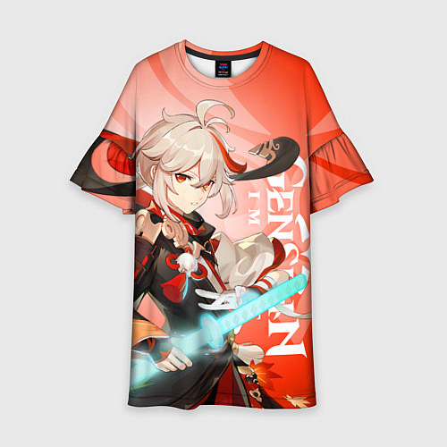 Детское платье Genshin Impact, Кадзуха / 3D-принт – фото 1