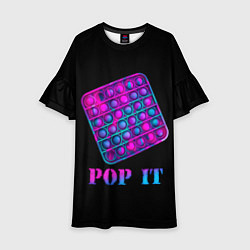 Детское платье НЕОНОВЫЙ POP it