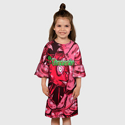 Платье клеш для девочки Terraria Террария Z, цвет: 3D-принт — фото 2