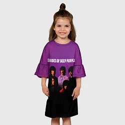 Платье клеш для девочки Shades of Deep Purple, цвет: 3D-принт — фото 2