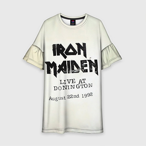 Детское платье Live at Donington - Iron Maiden / 3D-принт – фото 1