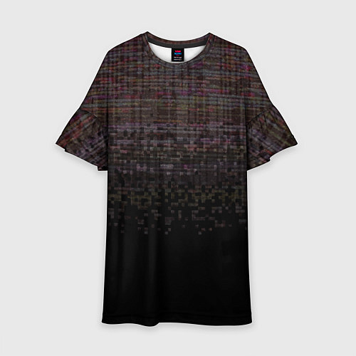 Детское платье Going offline noise / 3D-принт – фото 1