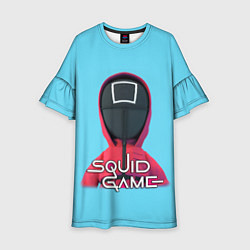 Детское платье Squid game квадрат - Игра в кальмара