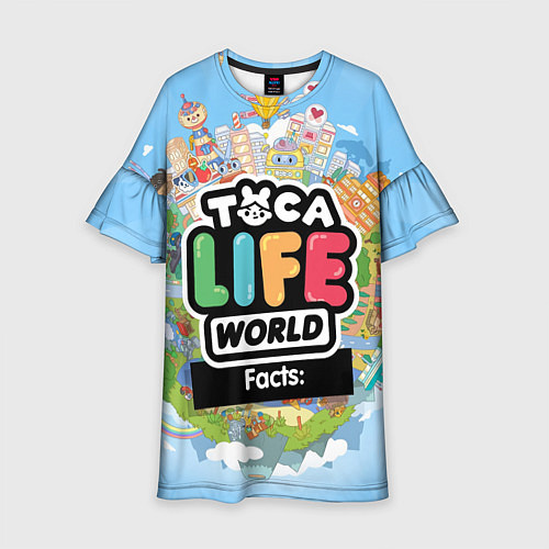 Детское платье Toca Life World / 3D-принт – фото 1