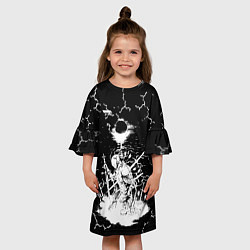 Платье клеш для девочки Dark souls 2, цвет: 3D-принт — фото 2