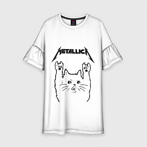 Детское платье Metallica Meowtallica / 3D-принт – фото 1