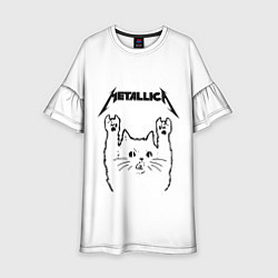 Детское платье Metallica Meowtallica