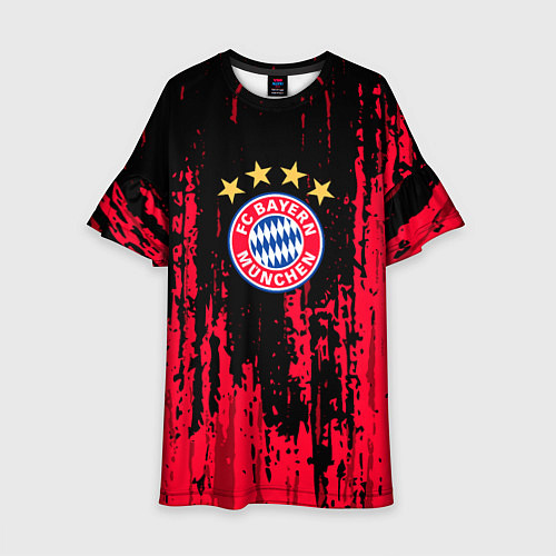 Детское платье Bayern Munchen: Бавария / 3D-принт – фото 1