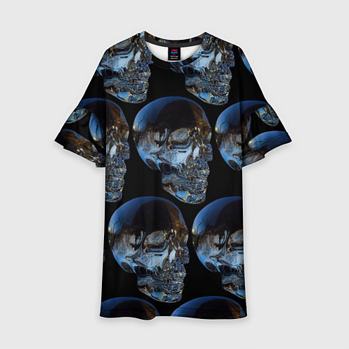 Детское платье Vanguard skull pattern 2022 / 3D-принт – фото 1