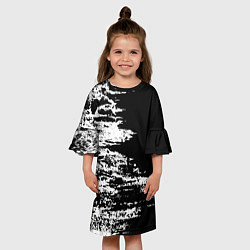 Платье клеш для девочки Abstraction pattern 2022 vanguard, цвет: 3D-принт — фото 2