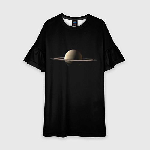 Детское платье Красавец Сатурн / 3D-принт – фото 1