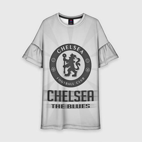 Детское платье Chelsea FC Graphite Theme / 3D-принт – фото 1