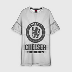 Платье клеш для девочки Chelsea FC Graphite Theme, цвет: 3D-принт