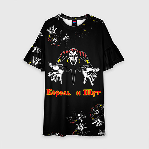 Детское платье КОРОЛЬ И ШУТ, ГЕРОИ И ЗЛОДЕИ! / 3D-принт – фото 1