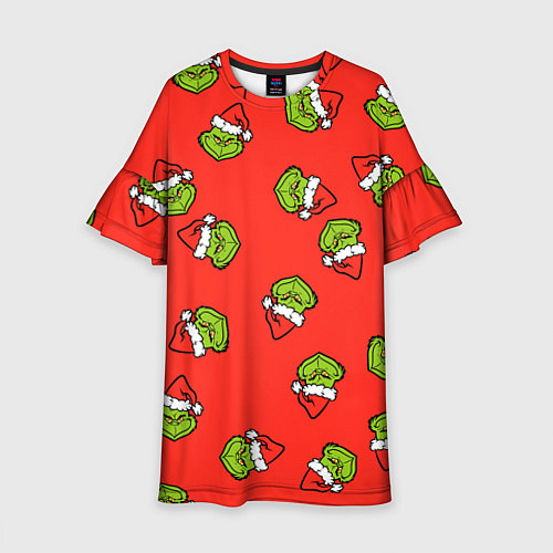Детское платье Гринч Похититель Рождества / 3D-принт – фото 1