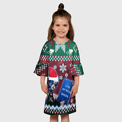 Платье клеш для девочки Список плохих дел Arcane, цвет: 3D-принт — фото 2
