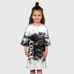 Платье клеш для девочки Poppy Playtime Гранж, цвет: 3D-принт — фото 2