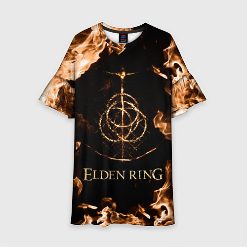 Детское платье Elden Ring Logo / 3D-принт – фото 1