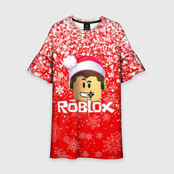 Детское платье ROBLOX НОВОГОДНИЙ SMILE 2022