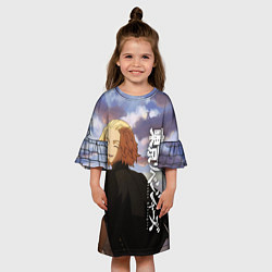 Платье клеш для девочки МАЙКИ ГЛАВА ТОСВЫ, цвет: 3D-принт — фото 2