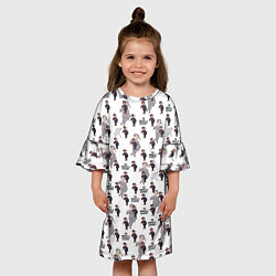 Платье клеш для девочки Паттерн номер 5 Академия Амбрелла, цвет: 3D-принт — фото 2