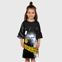 Платье клеш для девочки Цените мать Стиль, цвет: 3D-принт — фото 2