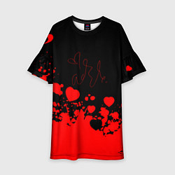 Детское платье Adele Сердечки Автограф