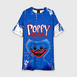 Платье клеш для девочки Poppy Playtime поппи плейтайм хагги вагги, цвет: 3D-принт