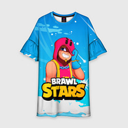 Платье клеш для девочки GROM BRAWL STARS GAME, цвет: 3D-принт