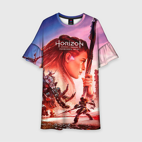 Детское платье Horizon Forbidden West game poster / 3D-принт – фото 1