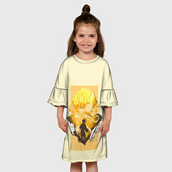 Платье клеш для девочки ЗЕНИЦУ АГАЦУМА - КРД, цвет: 3D-принт — фото 2
