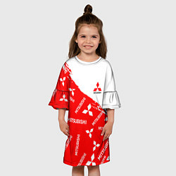 Платье клеш для девочки Mitsubishi Паттерн, цвет: 3D-принт — фото 2