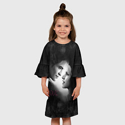 Платье клеш для девочки Edward & Isabella, цвет: 3D-принт — фото 2