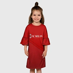 Платье клеш для девочки МИЛАН Sport Абстракция, цвет: 3D-принт — фото 2