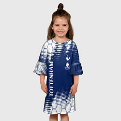 Платье клеш для девочки TOTTENHAM HOTSPUR Тоттенхэм, цвет: 3D-принт — фото 2