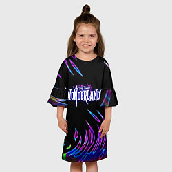 Платье клеш для девочки Tiny Tinas Wonderlands, Лого, цвет: 3D-принт — фото 2