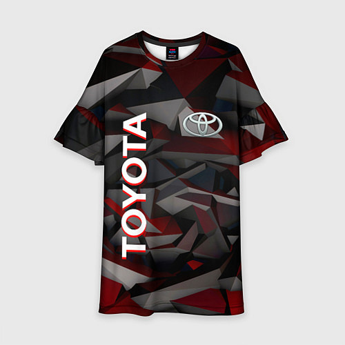 Детское платье Toyota тойота abstraction / 3D-принт – фото 1