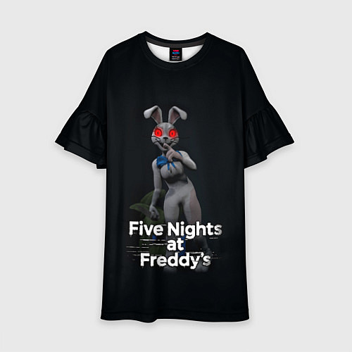 Детское платье Five Nights at Freddys: Security Breach - кролик В / 3D-принт – фото 1