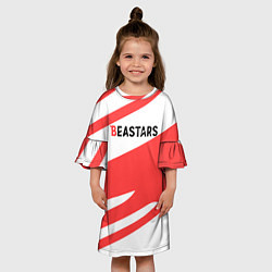 Платье клеш для девочки Beastars, цвет: 3D-принт — фото 2