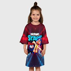 Платье клеш для девочки Бонни Bonny BrawlStars, цвет: 3D-принт — фото 2