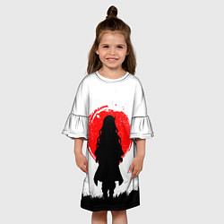Платье клеш для девочки НЕДЗУКО КРАСНОЕ СОЛНЦЕ КЛИНОК, цвет: 3D-принт — фото 2