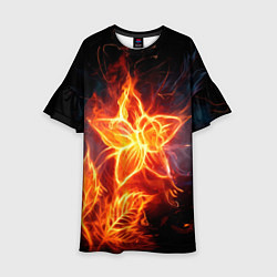 Детское платье Flower Neon Fashion 2035 Flame