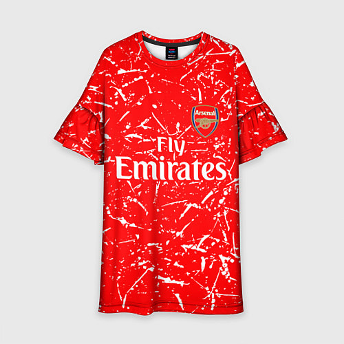 Детское платье Arsenal fly emirates sport / 3D-принт – фото 1