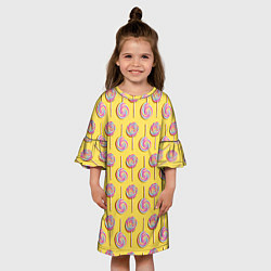 Платье клеш для девочки Sweetty candy, цвет: 3D-принт — фото 2