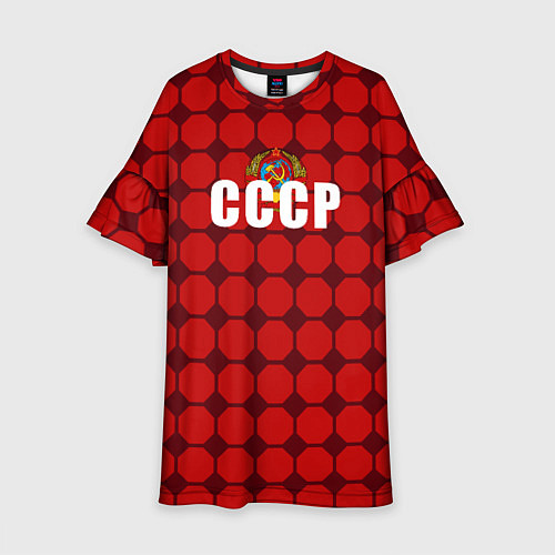 Детское платье Футбольная форма СССР / 3D-принт – фото 1