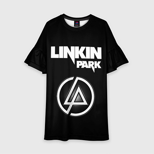 Детское платье Linkin Park логотип и надпись / 3D-принт – фото 1
